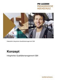 IQM - Pädagogische Hochschule Luzern