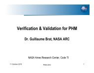 Verification & Validation for PHM - PHM Society