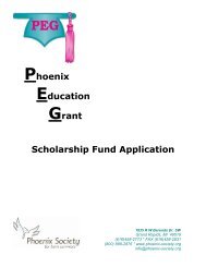 Phoenix Education Grant Scholarship Fund Application