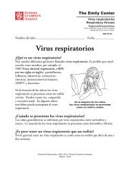 Virus respiratorios - Phoenix Children's Hospital