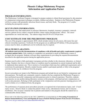 phoenix apply college Phlebotomy Phoenix And Information College Program