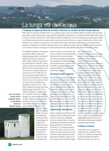 Customers Magazine UPDATE, Edizione 3/2005 - Phoenix Contact ...