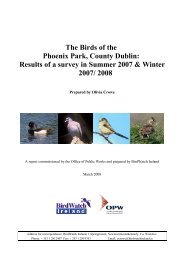 The Birds of the Phoenix Park, County Dublin: Results of a survey in ...