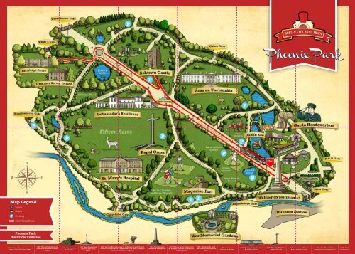 Phoenix Park Dublin Map Phoenix Park Family Train Service
