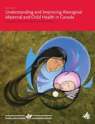 Understanding and Improving Aboriginal Maternal and Child Health ...