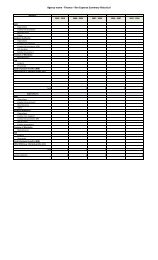 Tab F Copy of Business Plan Financial Information Template