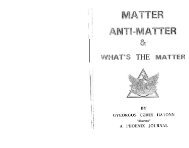 Matter, Anti-Matter & What's the Matter - Phoenix Source Distributors