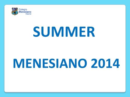 Actividades verano 2014