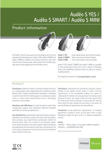 Product information - Phonak