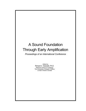 A Sound Foundation Through Early Amplification 1998 - Phonak