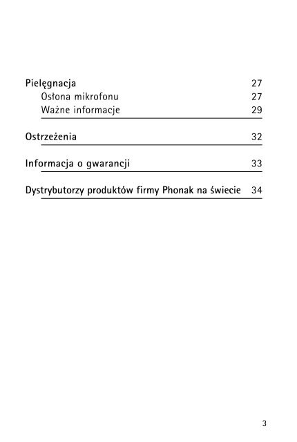 Instrukcja uÅ¼ytkowania AudÃ©o YES - Phonak