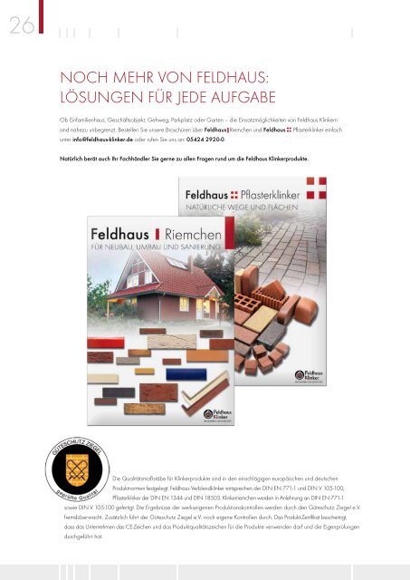 Feldhaus Klinker PDF