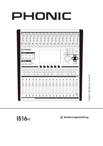 PHIS16_Manual_Deutsch - Phonic