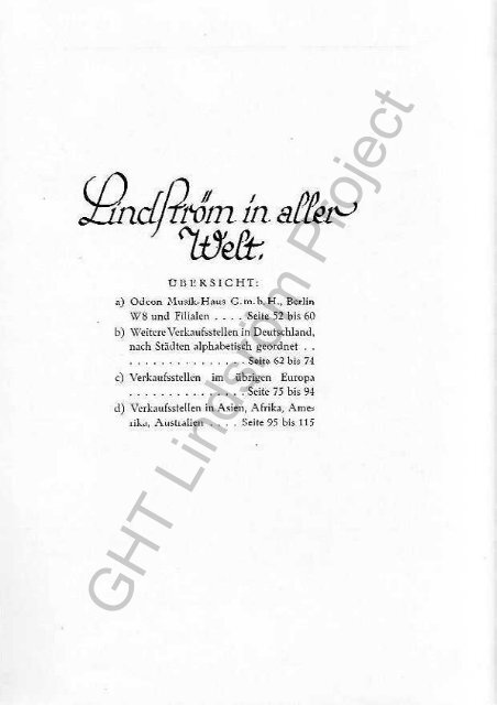 Festschrift 25 Jahre Lindstrm