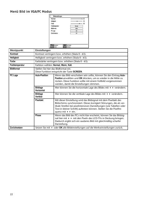 Receiver (SAT, DVB-T, Decoder etc.) anschließen - Medion