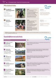 Pferdebetriebe Gaststättenverzeichnis - Dülmen Marketing