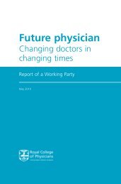 RCP Social Determinants of Health - Future Physician Report