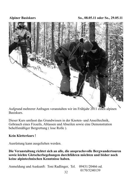 Mitteilungsblatt der Sektion Amberg - Dav-Sektion Amberg