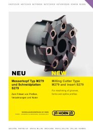 NEU NEW - Hartmetall-Werkzeugfabrik Paul Horn GmbH