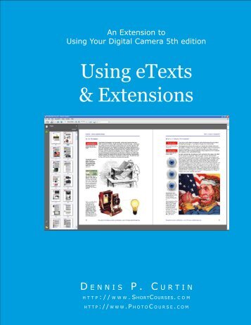 Using eTexts & Extensions - PhotoCourse