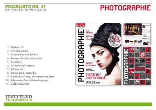Die kompletten PHOTOGRAPHIE-Mediadaten als PDF zum ...