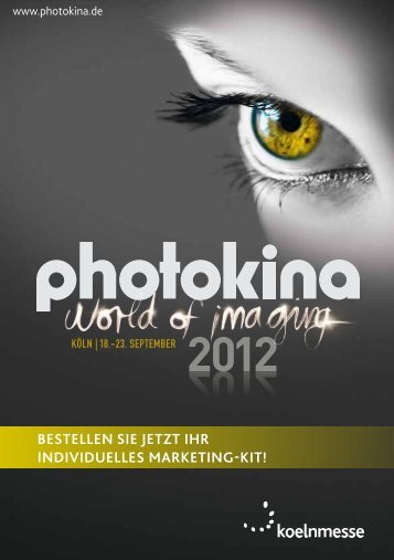 Bestellen sie jetzt ihr individuelles Marketing-kit! - Photokina