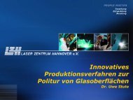 Innovatives Produktionsverfahren zur Politur von GlasoberflÃ¤chen