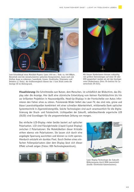 Eine Reise in die Welt des Lichts - Photonik Forschung Deutschland