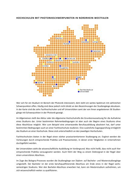 Studienkompass 2013/2014 - DIE PHOTONIK ... - Photonik Campus