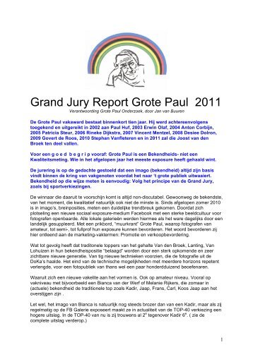 Grand Jury Report Grote Paul 2011 - PhotoQ