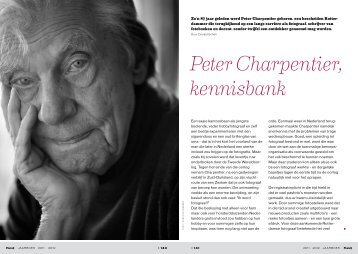 Peter Charpentier, kennisbank - PhotoQ