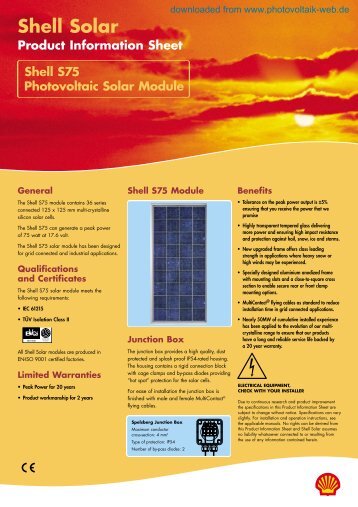 Shell Solar - Photovoltaik
