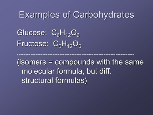 Organic Molecules