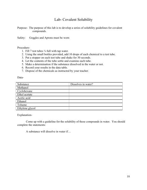 for covalent compounds or ions