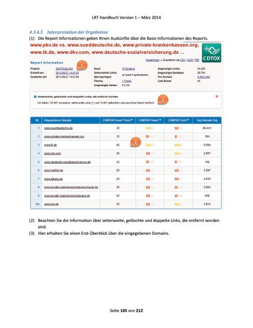 Link Research Tools Handbuch