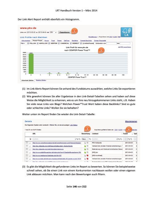 Link Research Tools Handbuch