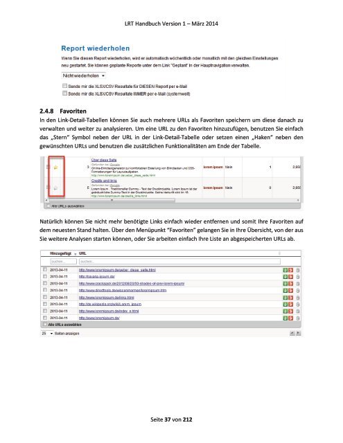 Link Research Tools Handbuch