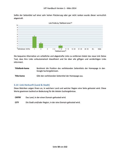 Link Research Tools Handbuch