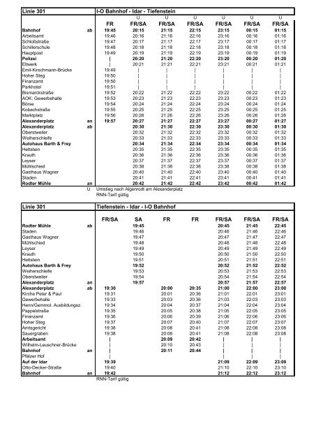 PDF Fahrplan hier öffnen!