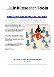9 Ways to Check the Quality of a Link