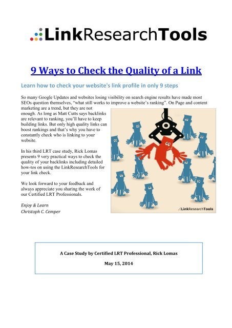 9 Ways to Check the Quality of a Link