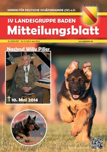 Mitteilungsblatt LG Baden 01/2014