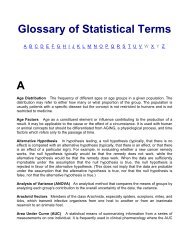 Glossary of Statistical Terms A - Public Health Information and ...