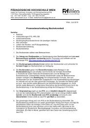 Prozessbeschreibung Bachelorarbeit - PÃ¤dagogische Hochschule ...