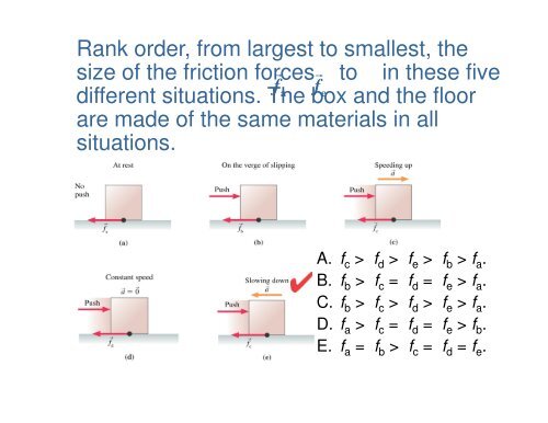 Chapter 6. Dynamics I: Motion Along a Line