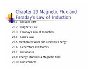 Chapter 23 Magnetic Flux and Faraday's Law of Induction