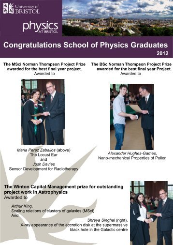 2011-2012 Graduation Prizes - Physics