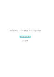 QED Lecture notes - all, with gaps - Physics