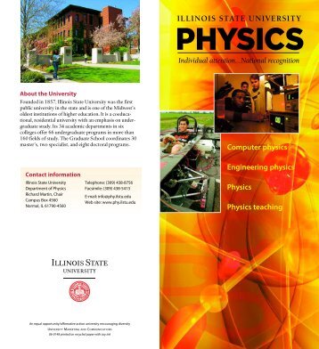 Illinois State University - Department of Physics