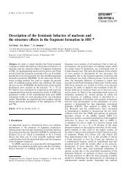 Description of the fermionic behavior of nucleons and the structure ...